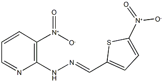 5-nitro-2-thiophenecarbaldehyde {3-nitro-2-pyridinyl}hydrazone,353258-34-1,结构式