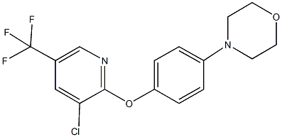 4-(4-{[3-chloro-5-(trifluoromethyl)-2-pyridinyl]oxy}phenyl)morpholine,353258-79-4,结构式