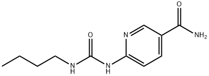 6-{[(butylamino)carbonyl]amino}nicotinamide Structure