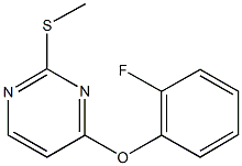 353259-13-9 4-(2-fluorophenoxy)-2-(methylsulfanyl)pyrimidine