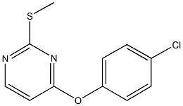 353259-21-9 4-chlorophenyl 2-(methylsulfanyl)-4-pyrimidinyl ether