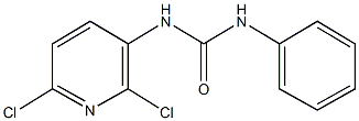 N-(2,6-dichloro-3-pyridinyl)-N'-phenylurea 化学構造式