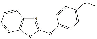 2-(4-methoxyphenoxy)-1,3-benzothiazole Structure