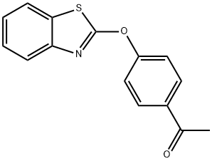 1-[4-(1,3-benzothiazol-2-yloxy)phenyl]ethanone|
