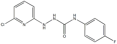 2-(6-chloro-2-pyridinyl)-N-(4-fluorophenyl)hydrazinecarboxamide|