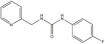 N-(4-fluorophenyl)-N'-(2-pyridinylmethyl)urea Structure