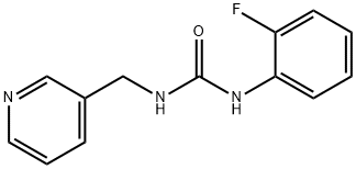 N-(2-fluorophenyl)-N'-(3-pyridinylmethyl)urea Structure