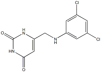 6-[(3,5-dichloroanilino)methyl]-2,4(1H,3H)-pyrimidinedione,353260-06-7,结构式