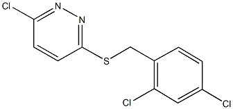 3-chloro-6-[(2,4-dichlorobenzyl)sulfanyl]pyridazine|