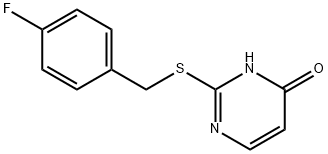 2-[(4-fluorobenzyl)sulfanyl]-4(3H)-pyrimidinone|