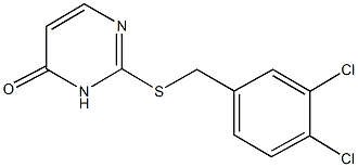 2-[(3,4-dichlorobenzyl)sulfanyl]-4(3H)-pyrimidinone Structure