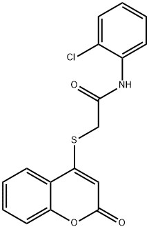 353260-88-5 N-(2-chlorophenyl)-2-[(2-oxo-2H-chromen-4-yl)sulfanyl]acetamide