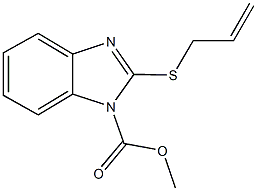 353261-01-5 methyl 2-(allylsulfanyl)-1H-benzimidazole-1-carboxylate