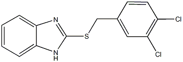 2-[(3,4-dichlorobenzyl)sulfanyl]-1H-benzimidazole Structure