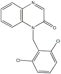 1-(2,6-dichlorobenzyl)-2(1H)-quinoxalinone Structure