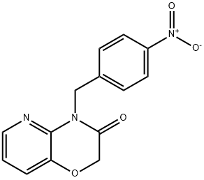 4-{4-nitrobenzyl}-2H-pyrido[3,2-b][1,4]oxazin-3(4H)-one Structure