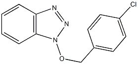 1-[(4-chlorobenzyl)oxy]-1H-1,2,3-benzotriazole Structure