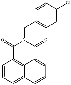 2-(4-chlorobenzyl)-1H-benzo[de]isoquinoline-1,3(2H)-dione Structure