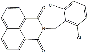 2-(2,6-dichlorobenzyl)-1H-benzo[de]isoquinoline-1,3(2H)-dione Struktur