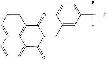 2-[3-(trifluoromethyl)benzyl]-1H-benzo[de]isoquinoline-1,3(2H)-dione Structure