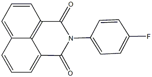 2-(4-fluorophenyl)-1H-benzo[de]isoquinoline-1,3(2H)-dione 结构式