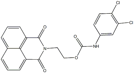 2-(1,3-dioxo-1H-benzo[de]isoquinolin-2(3H)-yl)ethyl 3,4-dichlorophenylcarbamate|