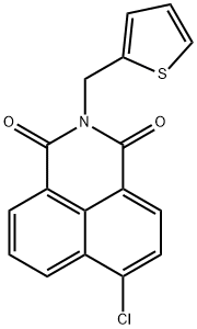 6-chloro-2-(2-thienylmethyl)-1H-benzo[de]isoquinoline-1,3(2H)-dione,353262-79-0,结构式