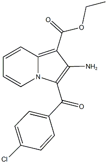 ethyl 2-amino-3-(4-chlorobenzoyl)-1-indolizinecarboxylate|