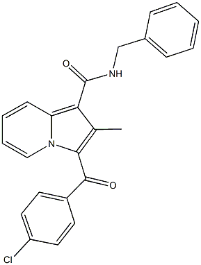 353263-02-2 N-benzyl-3-(4-chlorobenzoyl)-2-methyl-1-indolizinecarboxamide