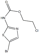 2-chloroethyl 5-bromo-1,3-thiazol-2-ylcarbamate,353265-54-0,结构式