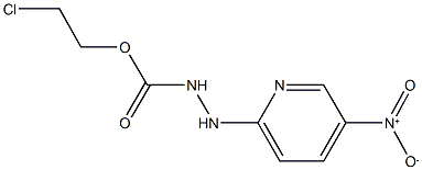 2-chloroethyl 2-{5-nitro-2-pyridinyl}hydrazinecarboxylate 结构式