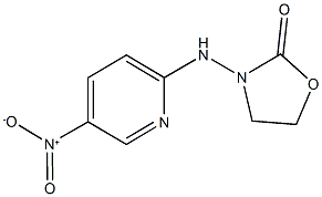 3-({5-nitro-2-pyridinyl}amino)-1,3-oxazolidin-2-one Structure