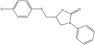 353265-95-9 5-{[(4-chlorophenyl)sulfanyl]methyl}-3-phenyl-1,3-oxazolidin-2-one