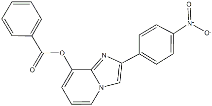 2-{4-nitrophenyl}imidazo[1,2-a]pyridin-8-yl benzoate Structure