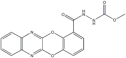 methyl 2-([1,4]benzodioxino[2,3-b]quinoxalin-1-ylcarbonyl)hydrazinecarboxylate 结构式
