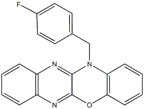 12-(4-fluorobenzyl)-12H-quinoxalino[2,3-b][1,4]benzoxazine|