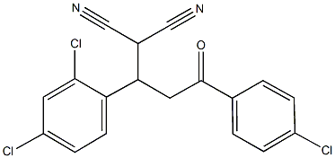 353267-32-0 2-[3-(4-chlorophenyl)-1-(2,4-dichlorophenyl)-3-oxopropyl]malononitrile