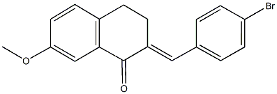 2-(4-bromobenzylidene)-7-methoxy-3,4-dihydro-1(2H)-naphthalenone|