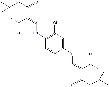 353268-80-1 2-[(4-{[(4,4-dimethyl-2,6-dioxocyclohexylidene)methyl]amino}-2-hydroxyanilino)methylene]-5,5-dimethyl-1,3-cyclohexanedione