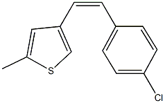 4-[2-(4-chlorophenyl)vinyl]-2-methylthiophene|