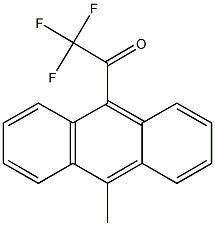 2,2,2-trifluoro-1-(10-methyl-9-anthryl)ethanone,353275-78-2,结构式