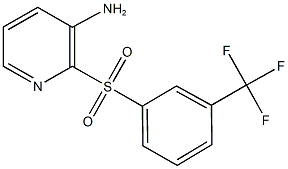 2-{[3-(trifluoromethyl)phenyl]sulfonyl}-3-pyridinamine,353279-05-7,结构式