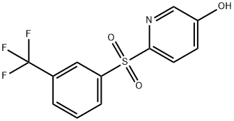 6-{[3-(trifluoromethyl)phenyl]sulfonyl}-3-pyridinol Structure