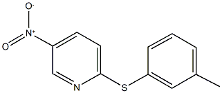 5-nitro-2-[(3-methylphenyl)sulfanyl]pyridine|
