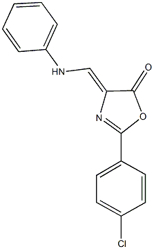 4-(anilinomethylene)-2-(4-chlorophenyl)-1,3-oxazol-5(4H)-one|
