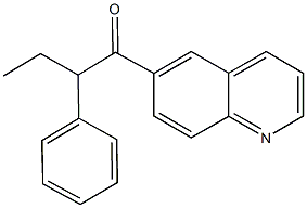 2-phenyl-1-(6-quinolinyl)-1-butanone Structure
