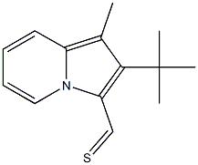 2-tert-butyl-1-methyl-3-indolizinecarbothialdehyde,353283-97-3,结构式