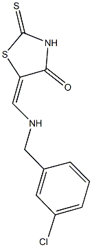 353284-46-5 5-{[(3-chlorobenzyl)amino]methylene}-2-thioxo-1,3-thiazolidin-4-one