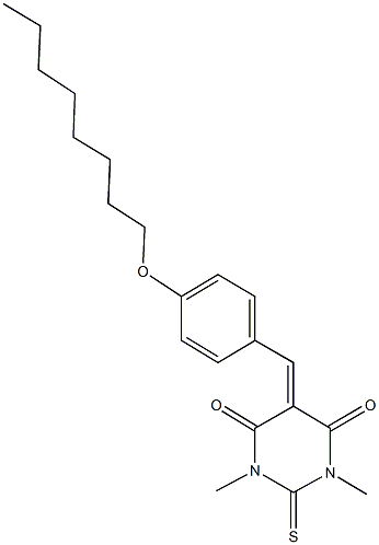 353285-16-2 1,3-dimethyl-5-[4-(octyloxy)benzylidene]-2-thioxodihydro-4,6(1H,5H)-pyrimidinedione