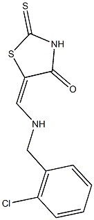 353285-53-7 5-{[(2-chlorobenzyl)amino]methylene}-2-thioxo-1,3-thiazolidin-4-one